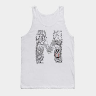 Letter M (Buu&Luu Alphabet) Tank Top